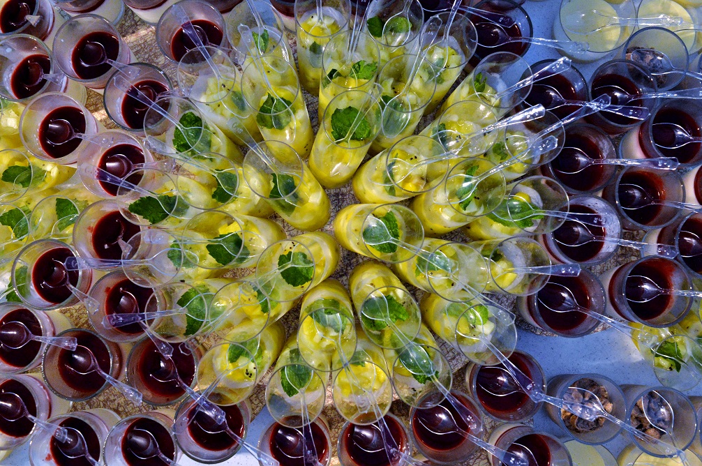 Cannes collection catering salted and sweet verrine canape